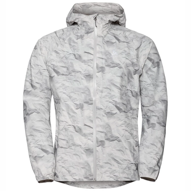Jacket Odlo Men Fli 2.5L Odlo Silver Grey Paper Print