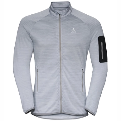 Sweatshirt Odlo Men Midlayer Full Zip Steam Grey Melange