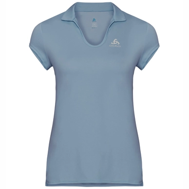 Polo Odlo Women S/S Kumano Light Faded Denim