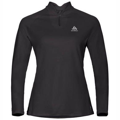 Longsleeve Odlo Top Crew Neck L/S F-Dry Schwarz Damen