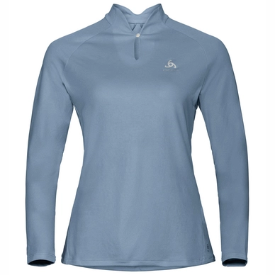 Longsleeve Odlo Top Crew Neck L/S F-Dry Faded Denim Damen