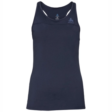 Tanktop Odlo Women Top Crew Neck Singlet Ceramiwool Diving Navy