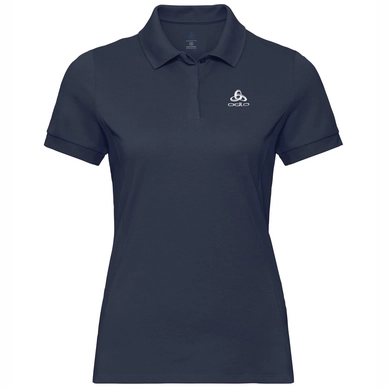Polo Odlo Women S/S New Trim Diving Navy