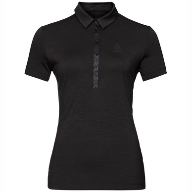Poloshirt Odlo S/S Shelby Schwarz Damen
