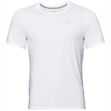 T-Shirt Odlo Men Top Crew Neck S/S F-Dry White