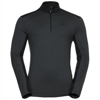 Skipully Odlo Midlayer 1/2 Zip Steeze Men Black Graphite Grey