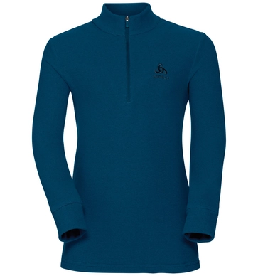 Skipully Odlo Midlayer 1/2 Zip Roy Kids Mykonos Blue Blue Opal Stripes