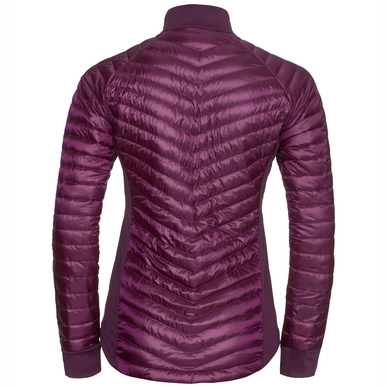 Vest Odlo Midlayer Full Zip Helium Cocoon Women Pickled Beet