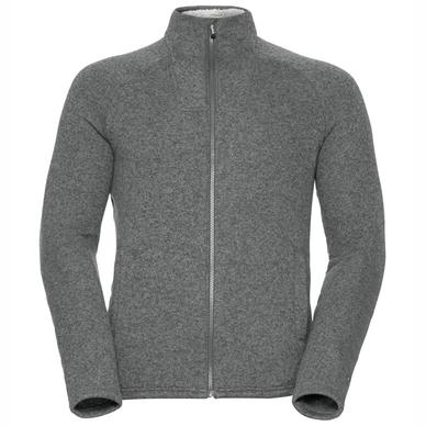 Vest Odlo Men Midlayer Full Zip Sherpa Jacket Grey Melange