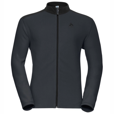 Vest Odlo Midlayer Full Zip Le Tour Men Graphite Grey Black