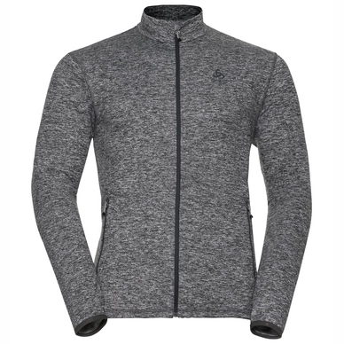 Vest Odlo Midlayer Full Zip Alagna Men Black Melange