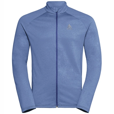 Vest Odlo Men Midlayer Full Zip X-Mas Indigo Melange
