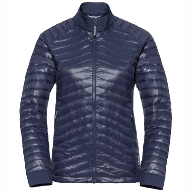 Vest Odlo Women Midlayer Full Zip Helium Cocoon Peacoat
