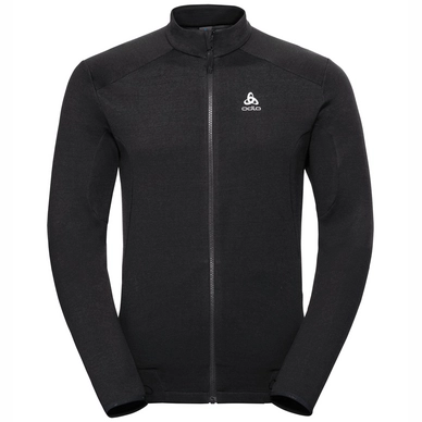 Vest Odlo Men Midlayer Full Zip Sierra Zip In Black