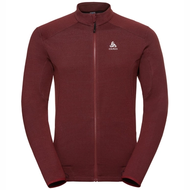 Fleecejacke Odlo Midlayer Full Zip Sierra Zip In Syrah Herren