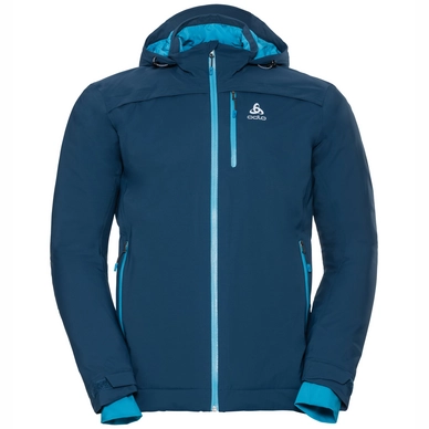 Jacke Odlo Insulated Flow Cocoon Zw Waterproof Poseidon Herren