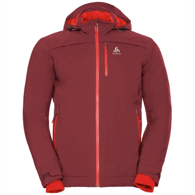 Jacke Odlo Insulated Flow Cocoon Zw Waterproof Syrah Herren