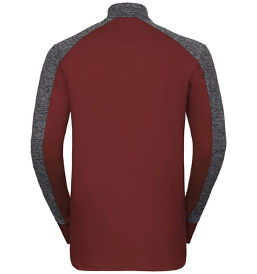 Vest Odlo Men Midlayer Full Zip Skadi Light Black Melange Syrah