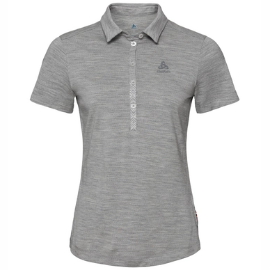 Poloshirt Odlo S/S Shelby Grey Melange Damen
