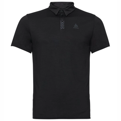 Poloshirt Odlo S/S Shelby Schwarz Herren