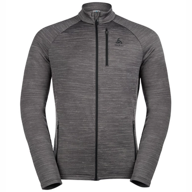 Vest Odlo Men Midlayer Full Zip Mythen Odlo Graphite Grey