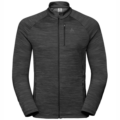 Sweatshirt Odlo Men Midlayer Full Zip Mythen Black