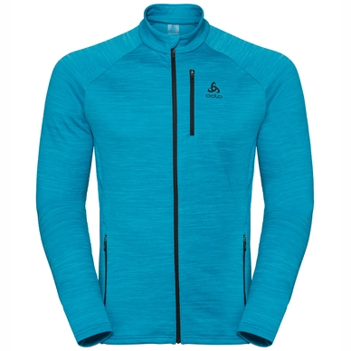 Fleecejacke Odlo  Midlayer Full Zip Mythen Blue Jewel Herren