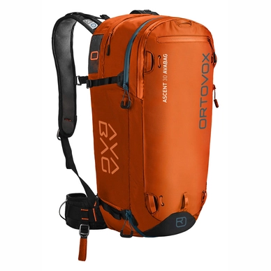 Skirucksack Ortovox Ascent 30 Avabag Crazy Orange (mit Airbag kompatibel)