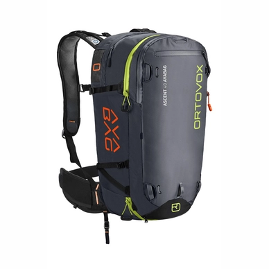 Sac à Dos de Ski Ortovox Ascent 40 Avabag Black Anthracite (Compatible avec un Airbag)