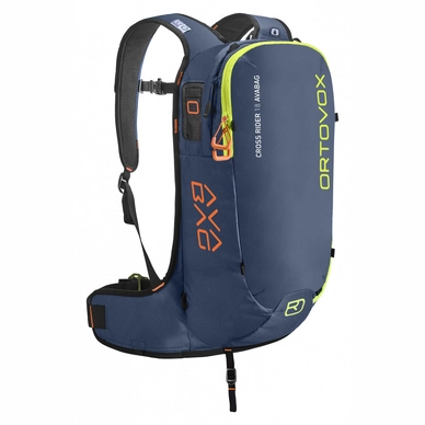 Sac à Dos de Ski Ortovox Cross Rider 18 Avabag Night Blue (Compatible avec un Airbag)