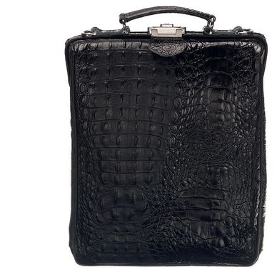 On The Bag 0569 Zwart Croco B16 Front