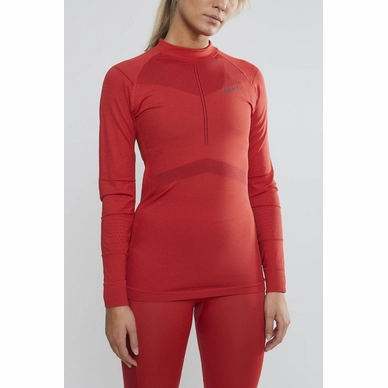 Ondershirt Craft Women Active Intensity CN LS Beam Rhubarb_2