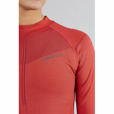 Ondershirt Craft Women Active Intensity CN LS Beam Rhubarb_4
