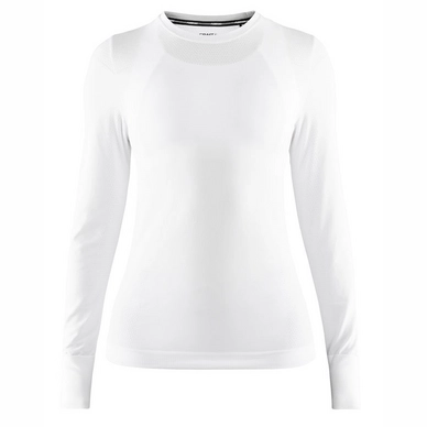 Maillot de Corps Craft Women Fuseknit Comfort RN LS White