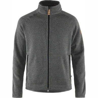 Gilet Fjällräven Men Övik Fleece Zip Sweater Dark Grey