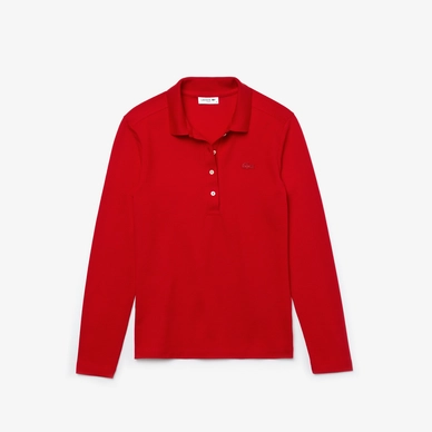 Poloshirt Lacoste PF5464 Longsleeve Slim Fit Red Damen