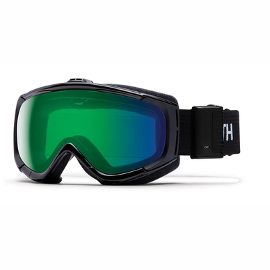 Masque de Ski Smith Phenom T.Fan Black / ChromaPop Everyday Green Mirror