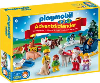 Playmobil 1.2.3 Adventskalender Kerst Op De Boerderij