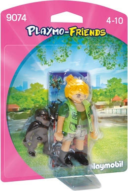 Playmobil Dierenverzorger Met Baby Gorilla
