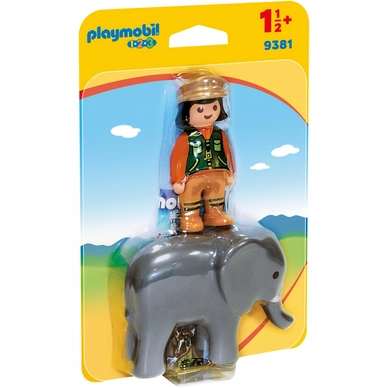 Playmobil Tierpflegerin mit Elefant