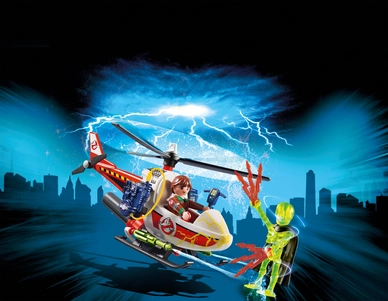 Playmobil Venkman Met Helikopter