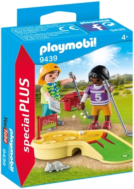 Playmobil Kinderen Met Minigolf