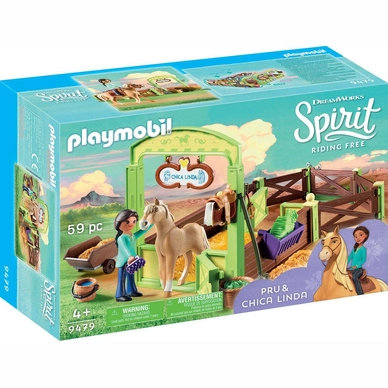 Playmobil Pru und Chica Linda mit Pferdebox