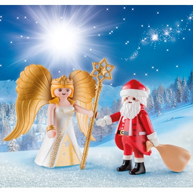 Playmobil Duopack Kerstman En Kerstengel