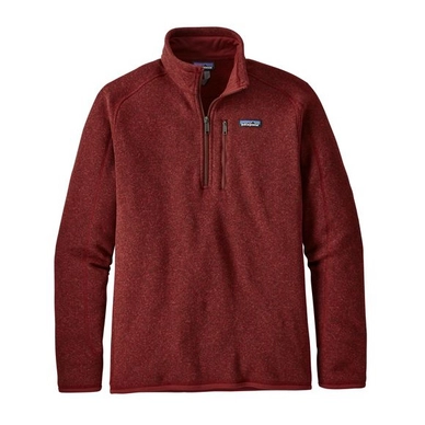 Polaire Patagonia Men's Better Sweater 1/4 Zip Oxide Red