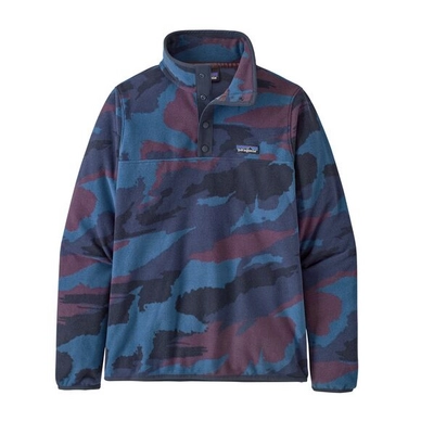 Pull Patagonia Women Micro D Snap T PO Kansas Sky Dolomite Blue