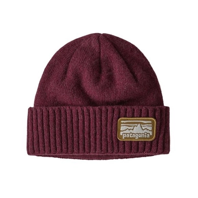 Bonnet Patagonia Brodeo Beanie Fitz Roy Rambler Chicory Red