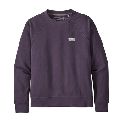 Jumper Patagonia Women Pastel P6 Label Organic Crew Piton Purple