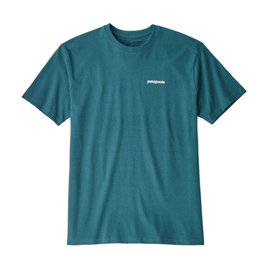 T-Shirt Patagonia Men's P-6 Logo Responsibili-Tee Tasmanian Teal