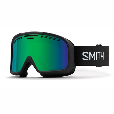 Masque de ski Smith Project Black / Green Mirror Noir